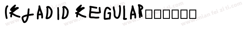 IRJadid Regular字体转换